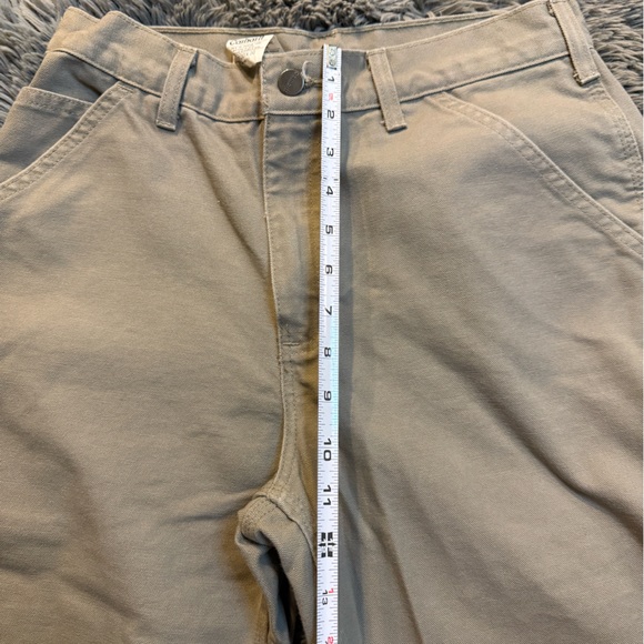 Carhartt Original Fit Duck Dungaree Desert B11 DES Mens 30x30 - Picture 4 of 6